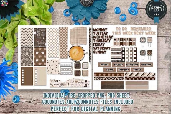 Download Coffee Time Digital Stickers - Digital stickers Collection
