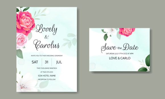Download Luxury Wedding Card Floral Template - Floral template Collection