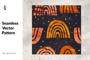 Download Galaxy Rainbows Seamless Pattern - Rainbow Collection