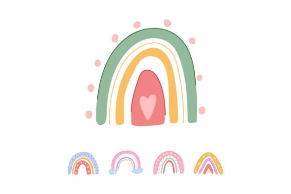 Download Cute Bohemian Rainbow Collection with Pa - Rainbow Collection