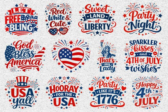 Download 4th of July Svg, Independence Day Svg - July Collection
