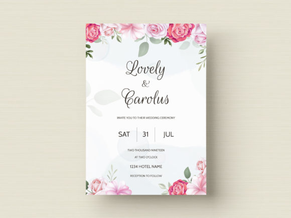 Download Luxury Wedding Card Floral Template - Floral template Collection