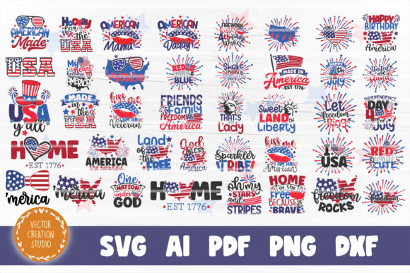 Download 4th of July Independence Day SVG Bundle - July Collection