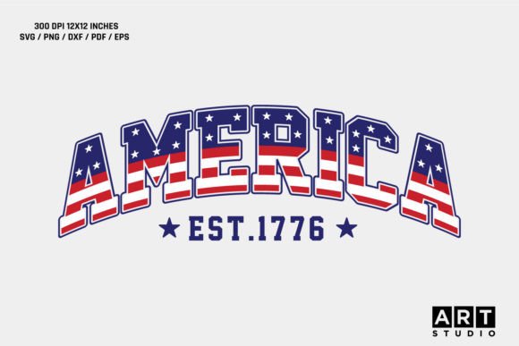 Download 4th of July America SVG Design - July Collection