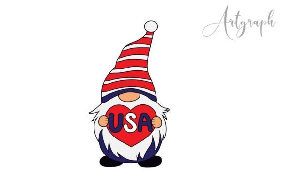 Download 4th of July Gnome SVG - July Collection